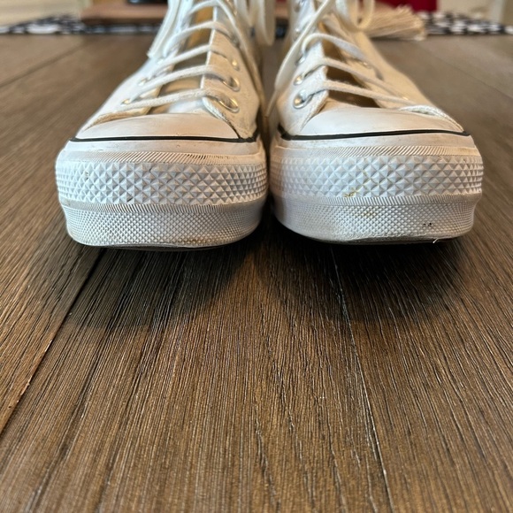 Women's Converse Chuck Taylor All Star Canvas High Platform Sneakers. Size 10. - Picture 5 of 11